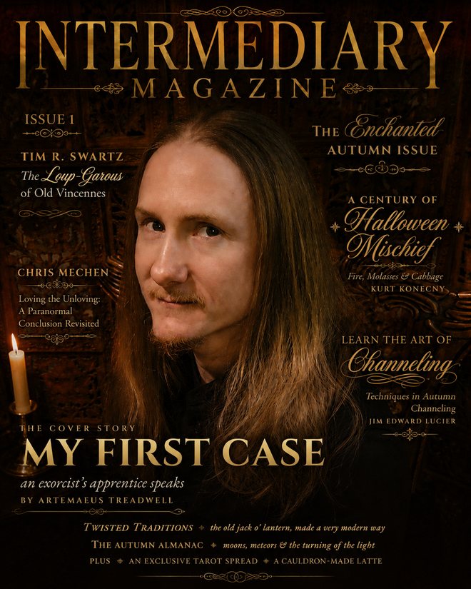 Intermediary Magazine, Issue One- The Enchanted Autumn Issue cover